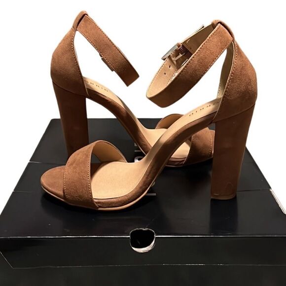 Torrid Tapered Wide-Width Heel Sandals - Picture 1 of 8